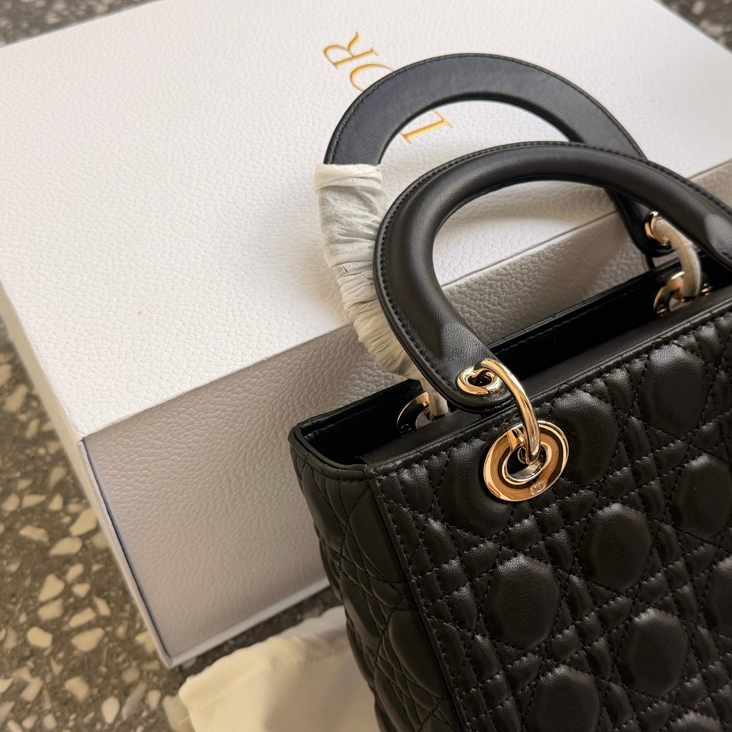 Cuero | Quilted Mini Top-Handle Bag