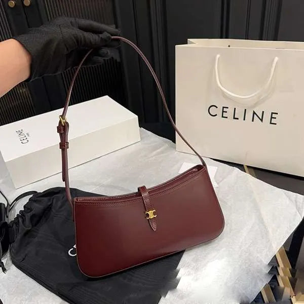 Cuero | Tina Shoulder Bag In Shiny Calfskin