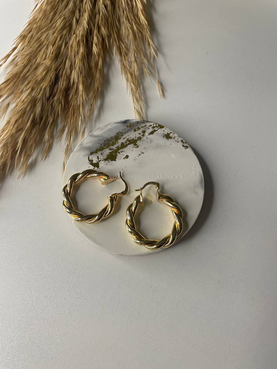 Cuero | Round Earrings