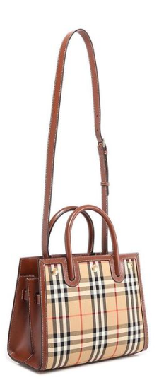 Cuero | Mini Vintage Check Two-handle Title Bag
