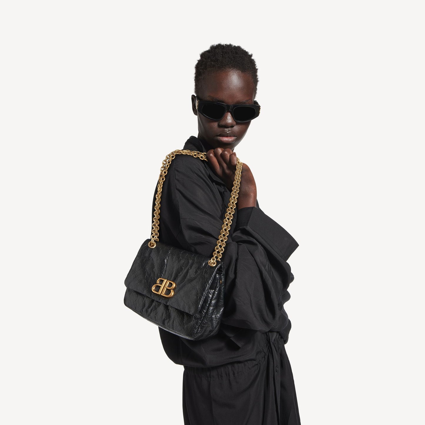 Cuero | WOMEN'S MONACO BAG MINI IN BLACK