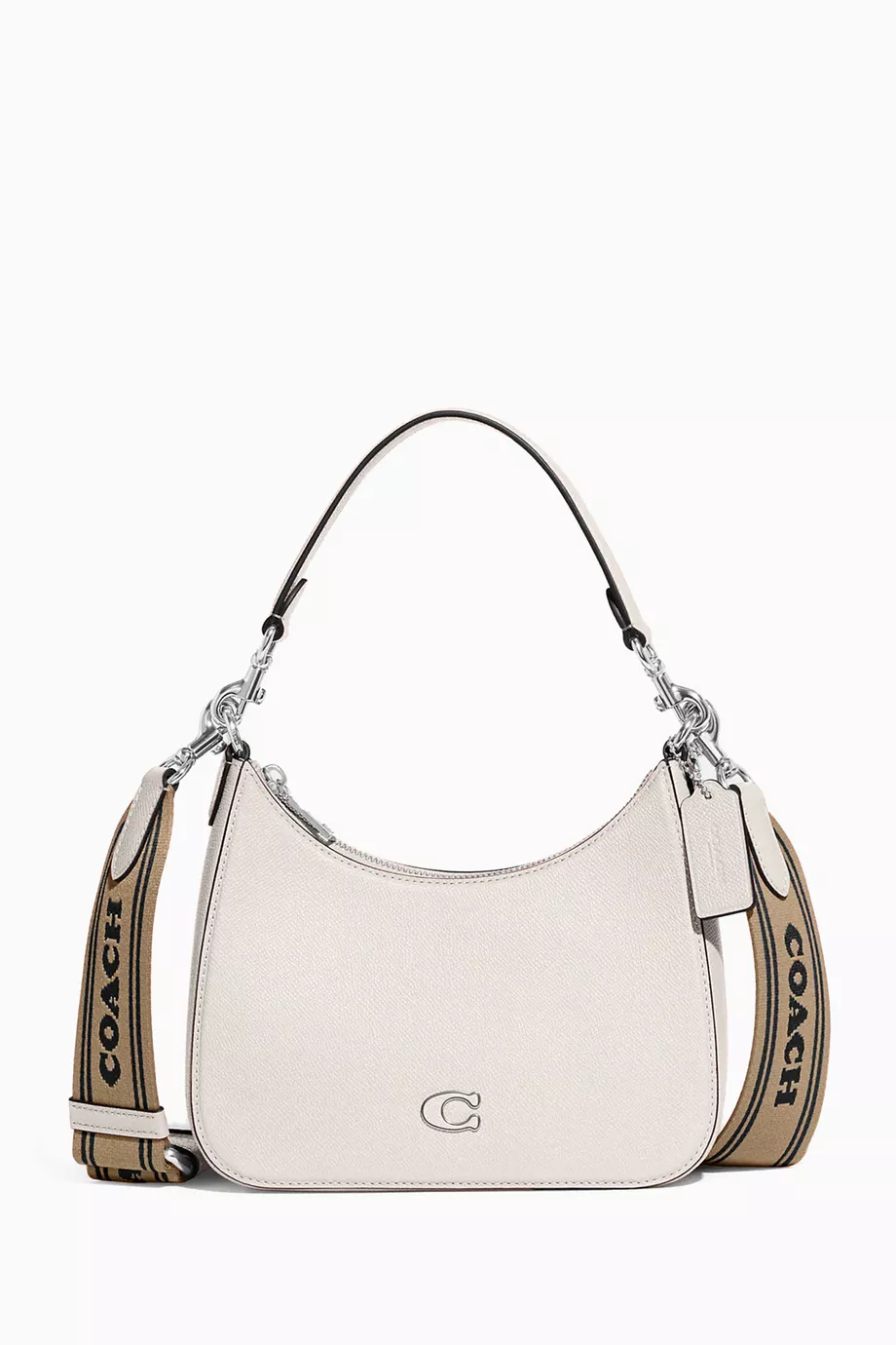 Cuero | Hobo Crossbody Bag in Crossgrain Leather