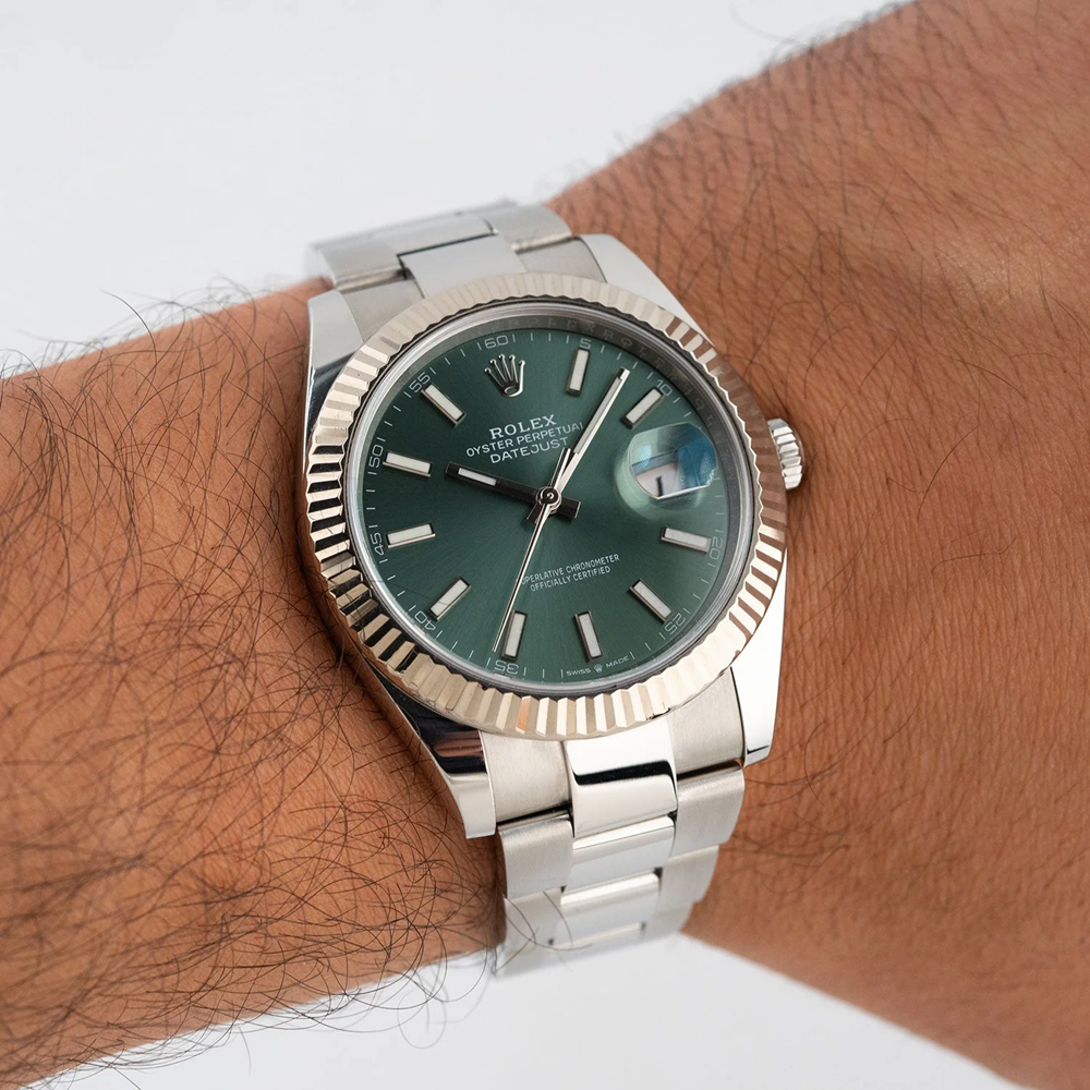 Cuero | Datejust 41 Green Dial 2025 Oyster - 126334