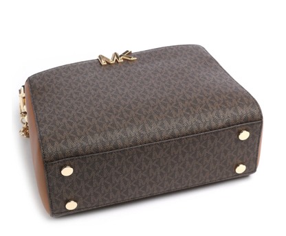 Cuero | Karlie Medium Leather Crossbody Bag In Brown