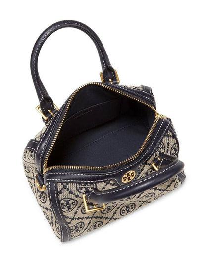 Cuero | Mini Monogram Jacquard Barrel Bag