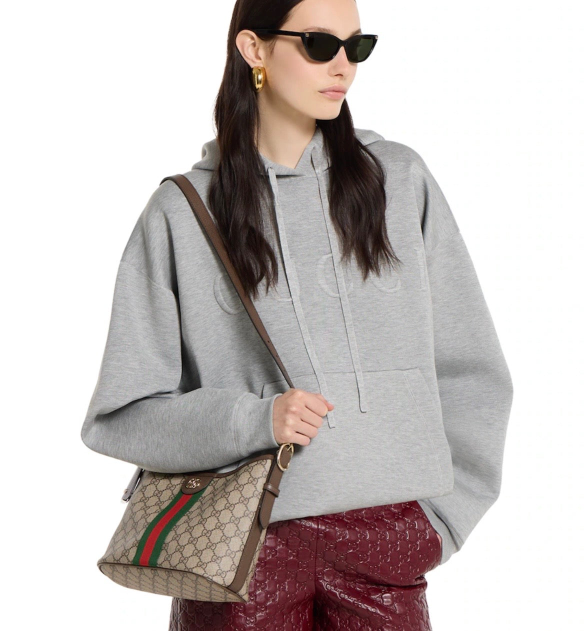 Cuero | Ophidia small shoulder bag