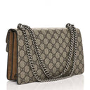 GUCCI GG Supreme Monogram Small Dionysus Shoulder Bag Taupe Real leather - Puzzles Egypt