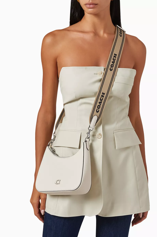 Cuero | Hobo Crossbody Bag in Crossgrain Leather