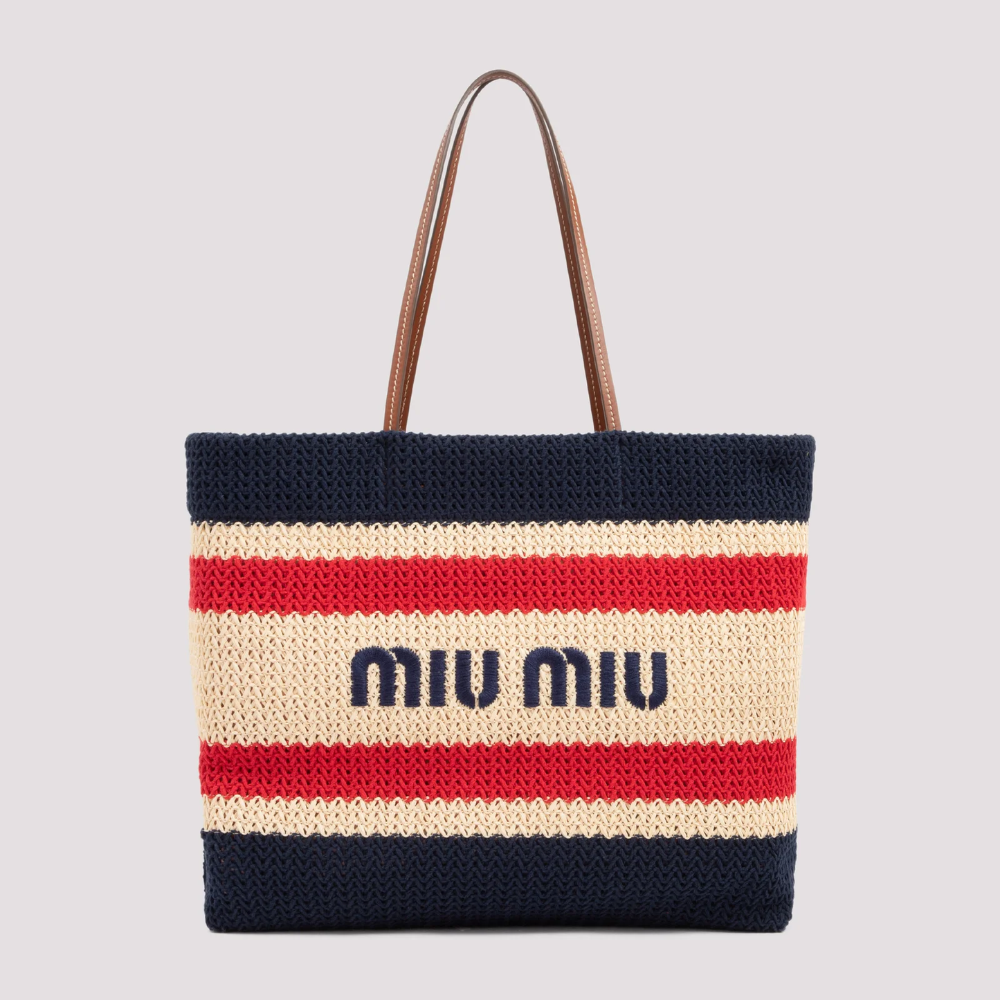 Cuero | Striped Woven Top Handle Bag