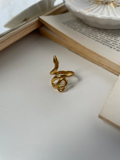 Cuero | Snake Ring