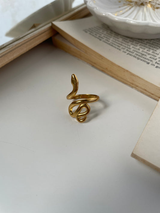 Cuero | Snake Ring