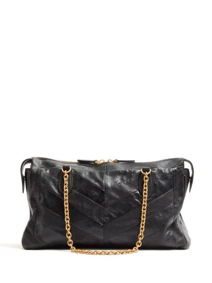 Cuero | Garavani 'Panthia' chevron-print shoulder bag