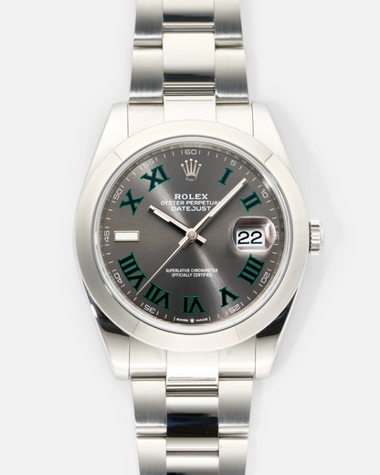 Cuero | Datejust 41 wimbledon 126300-0013