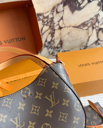 Cuero | Monogram Mini Hobo Bag
