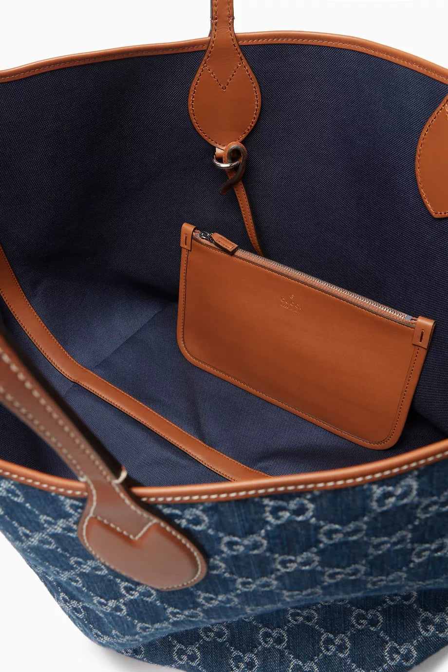 Cuero | Totissima Tote Bag in GG Printed Denim