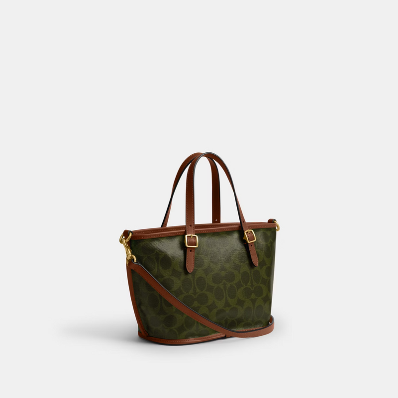 Cuero | TAXI TOTE BAG 21 IN SIGNATURE CANVAS
