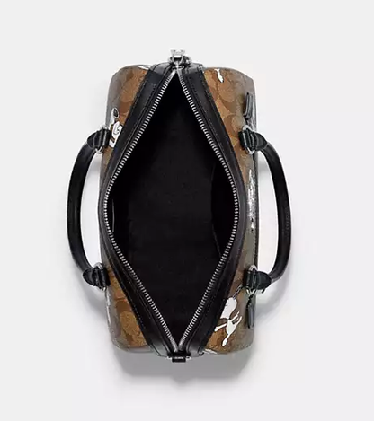 Cuero | X Peanuts Rowan Satchel In Signature Canvas With Snoopy Print