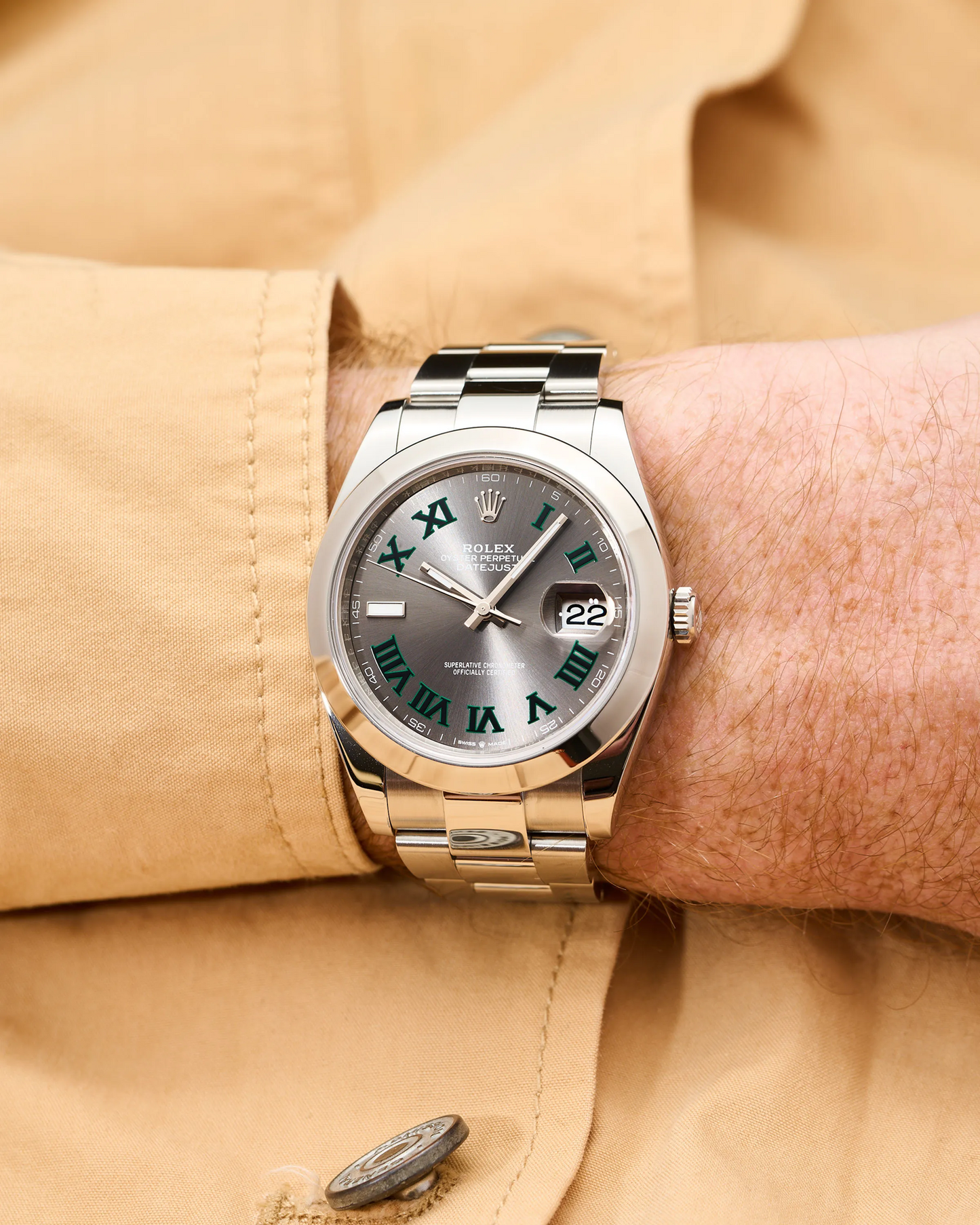 Cuero | Datejust 41 wimbledon 126300-0013