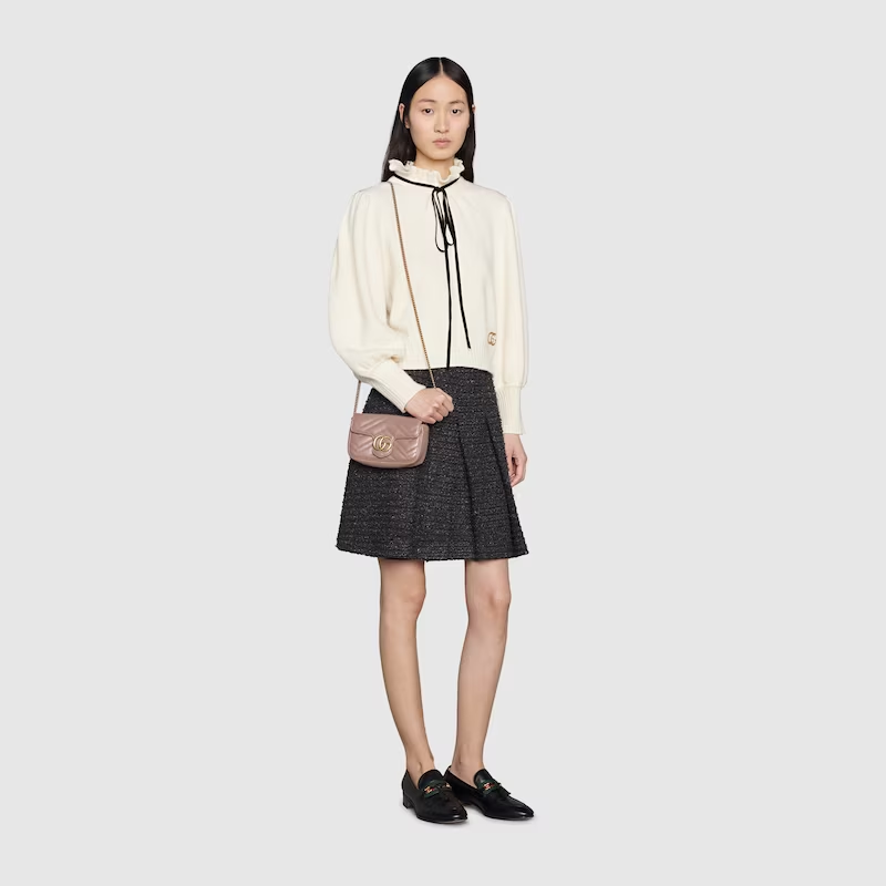 Cuero | GG Marmont Super Mini Bag