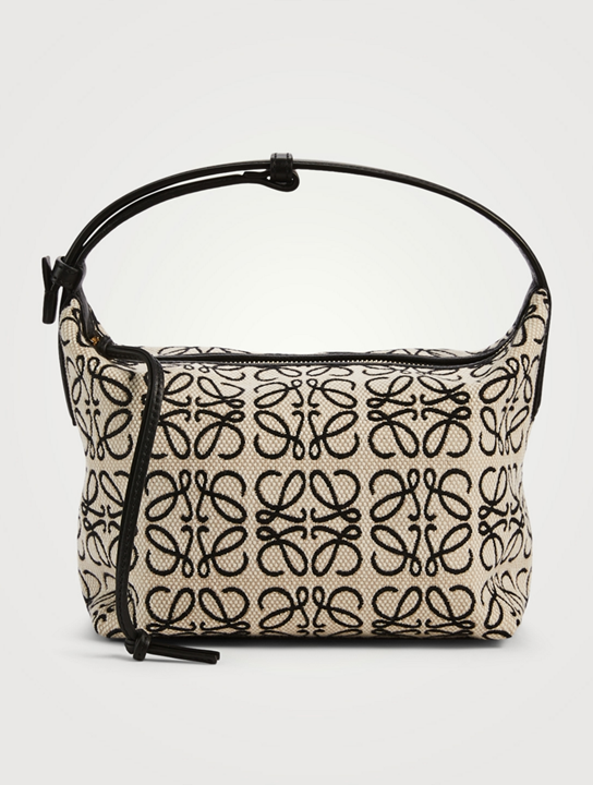 Cuero | Small Cubi Anagram Jacquard Canvas Shoulder Bag