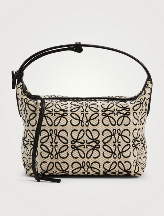 Cuero | Small Cubi Anagram Jacquard Canvas Shoulder Bag