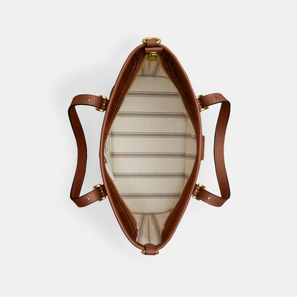 Cuero | TAXI TOTE BAG 21 IN SIGNATURE CANVAS