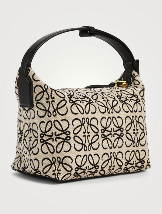 Cuero | Small Cubi Anagram Jacquard Canvas Shoulder Bag