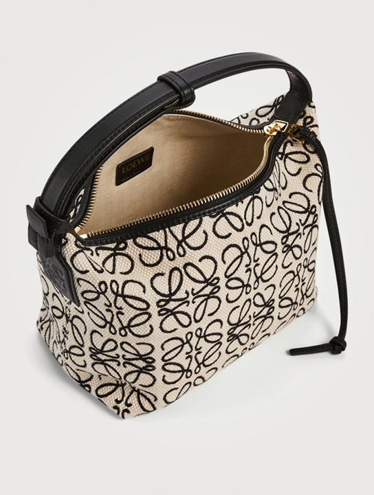 Cuero | Small Cubi Anagram Jacquard Canvas Shoulder Bag