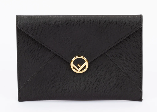 Cuero | Envelope Pouch Black Medium