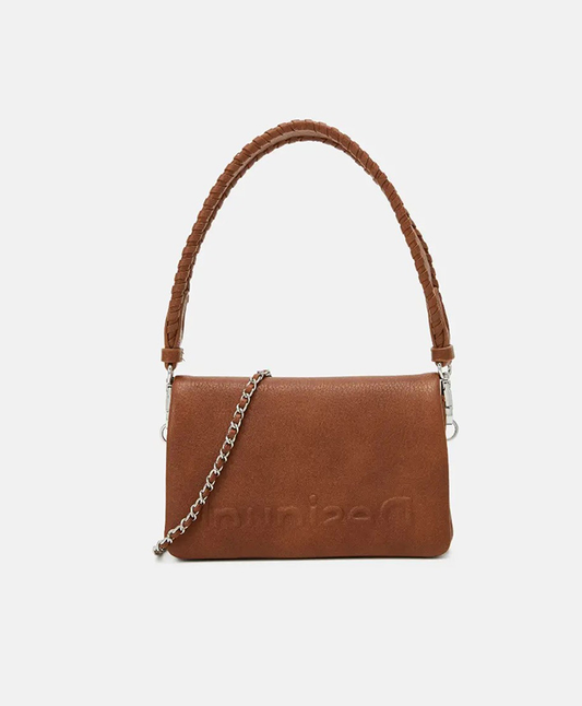 Cuero | Original Desigual Mini half-logo crossbody bag