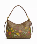 Coach Laurel Shoulder Bag In Signature Canvas With Floral Print
