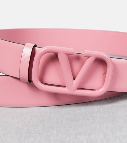 Cuero | VLogo leather belt