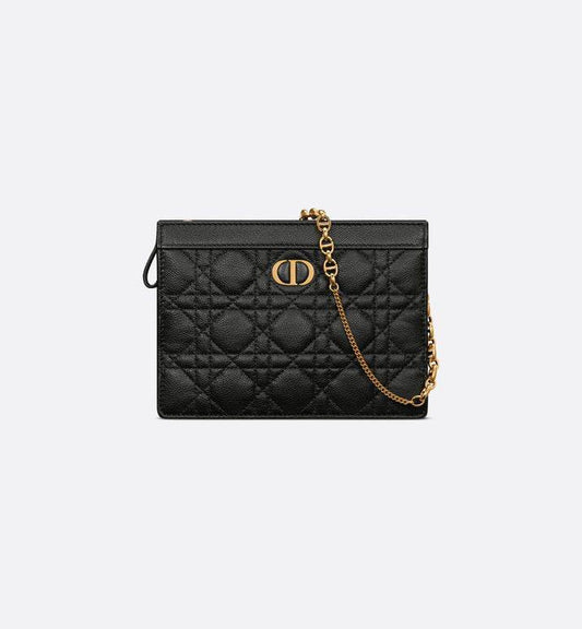 Cuero | CARO ZIPPED POUCH WITH CHAIN