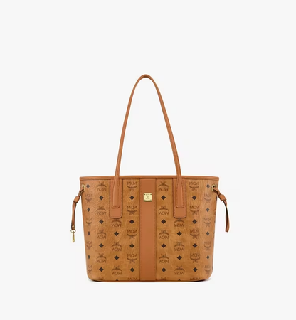 Cuero | MCM Reversible Liz Shopper in Visetos