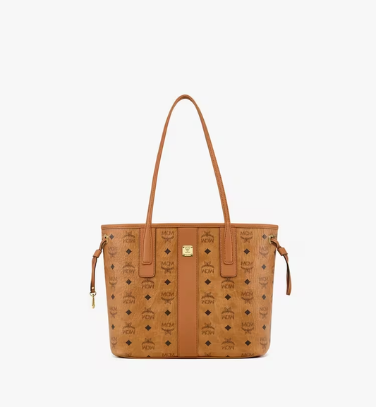 Cuero | MCM Reversible Liz Shopper in Visetos