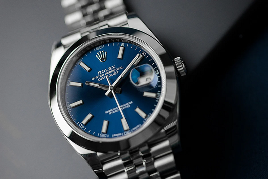 Cuero | Oyster Perpetual Datejust 41 mm Blue Dial