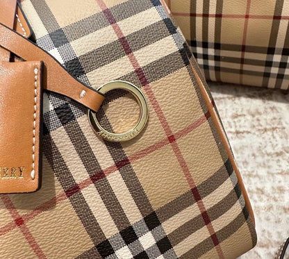 Cuero | medium Check satchel bag