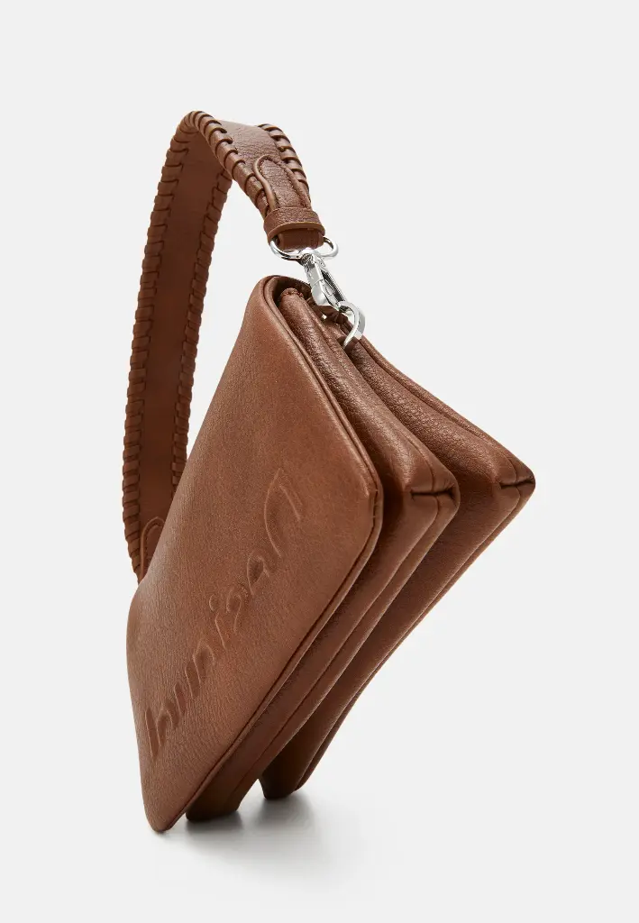 Cuero | Original Desigual Mini half-logo crossbody bag
