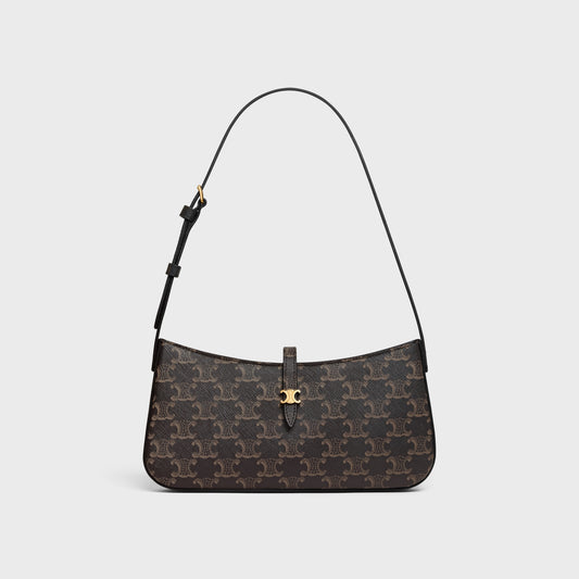 Cuero | Tina Shoulder Bag In Shiny Calfskin