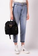 Pinko Recycled Backpack Limo Black Block