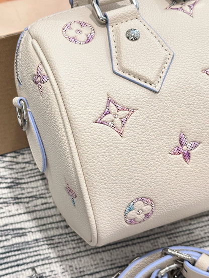 Cuero | Mini Speedy Bag Cream