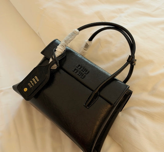 Cuero | Signature Top Handle Bag - Noir