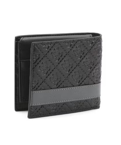 Cuero | Logo Leather Multi Pocket Wallet For Men