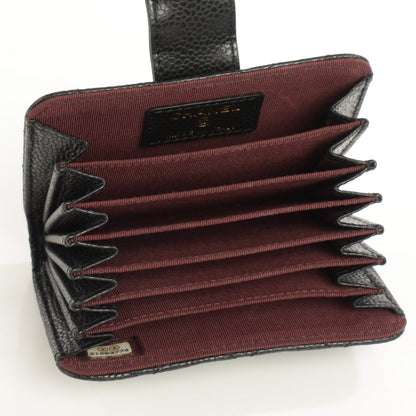 Cuero | Caviar Quilted Gusseted Card Holder