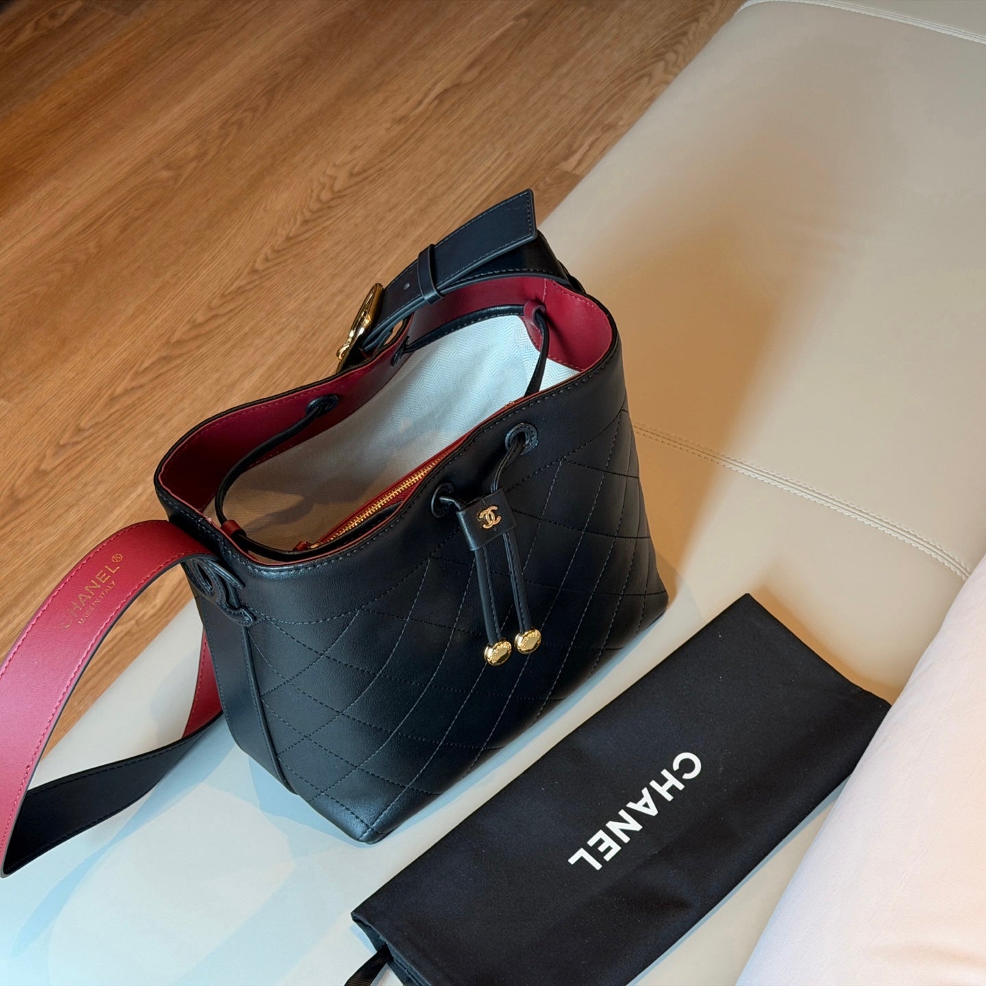 Cuero | Quilted Bucket Bag