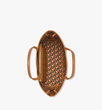 Cuero | MCM Reversible Liz Shopper in Visetos