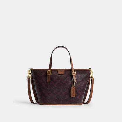 Cuero | TAXI TOTE BAG 21 IN SIGNATURE CANVAS