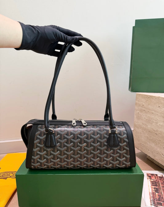 Cuero | Monogram Barrel Bag