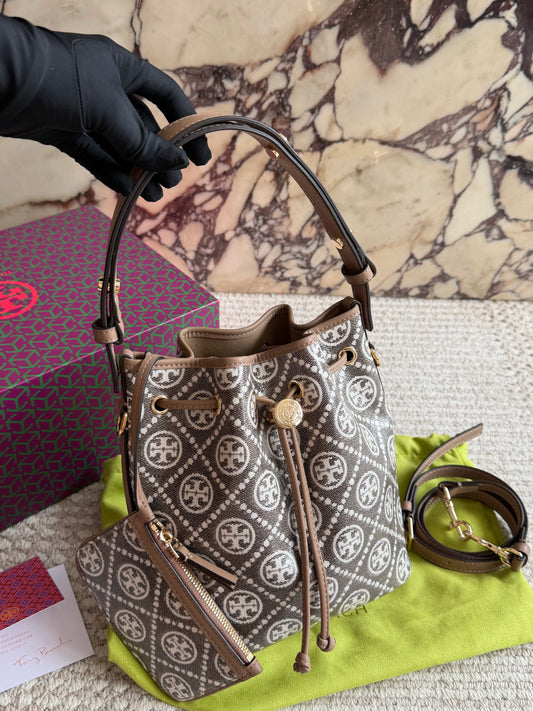 Cuero | Monogram Bucket Bag