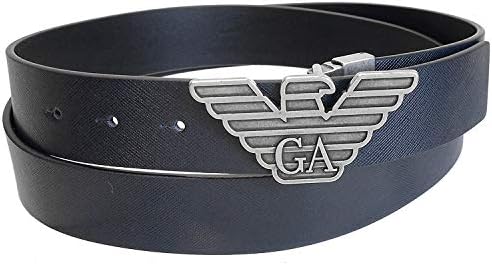 Cuero | Leather Double Face Belt Black Belt Two Buckle Gift Set Box for Men